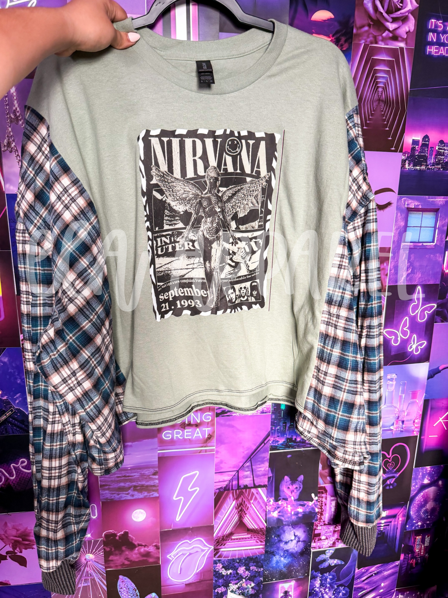 XL upcycle Flannel nirvana