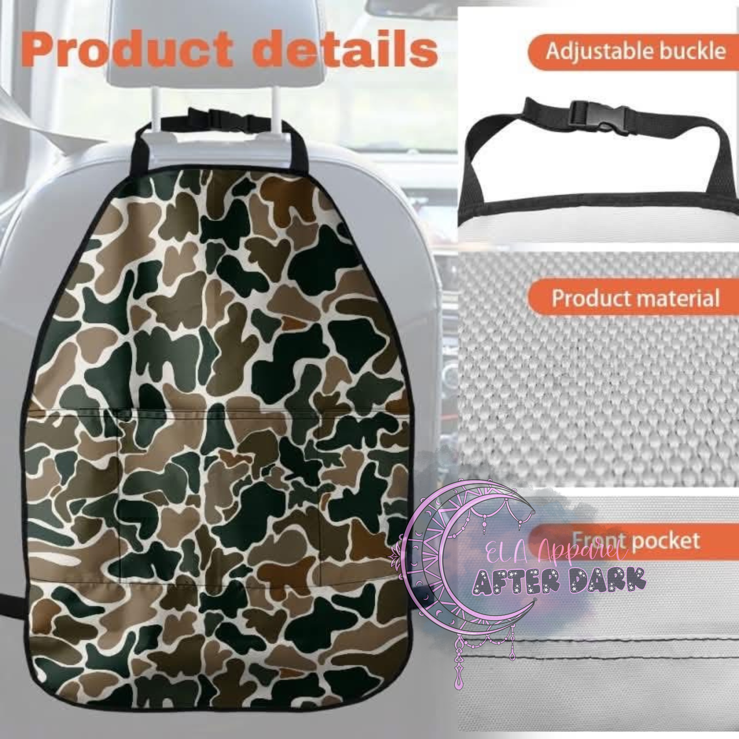 Custom Seat Back Covers (Set of 2)