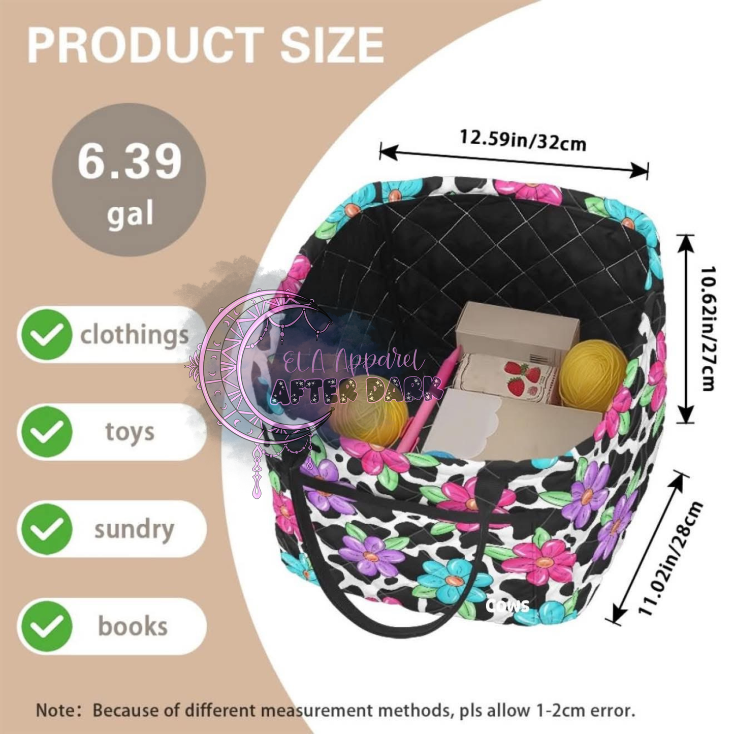 Custom Quilted Organizer