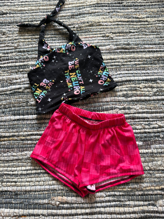 18/24m Set- Halter and Shorts