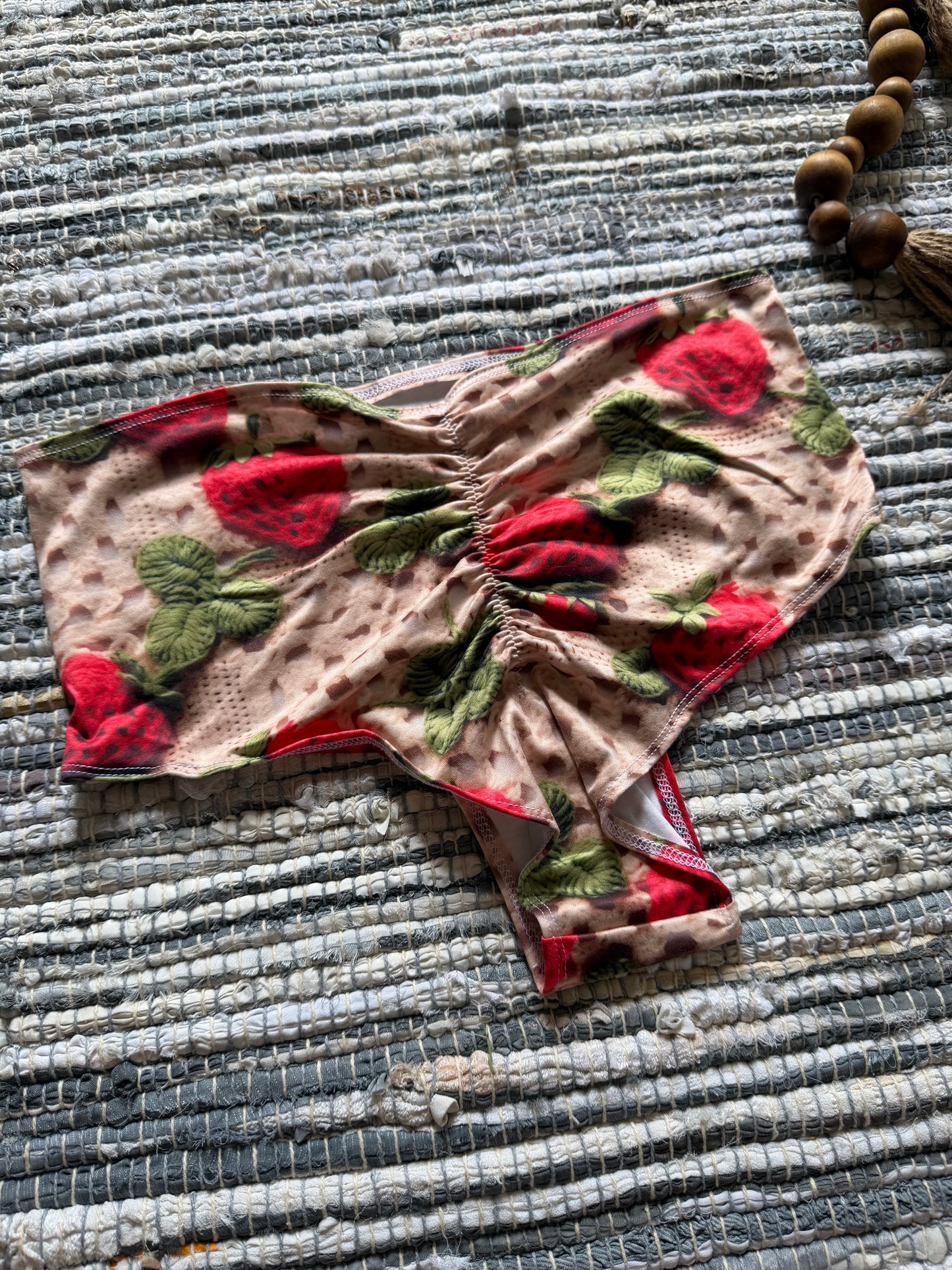 L Jett cheeky Mid Rise- Strawberry