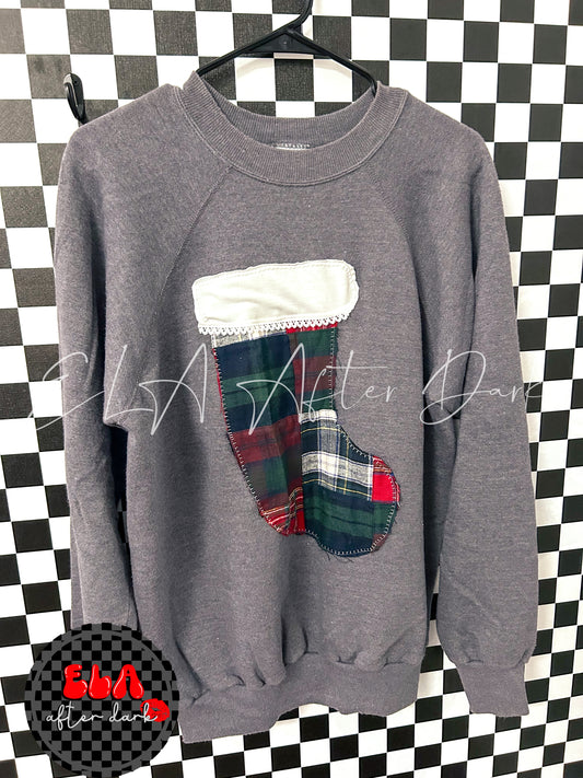 XL sweatshirt Quilted stocking