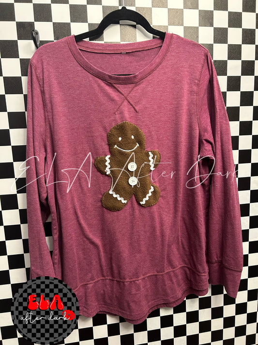 XL gingerbread long sleeve